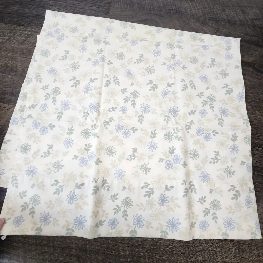 Vtg Westpoint Stevens Floral Sheet Set 4 Pc Queen USA Romantic Cottage Core